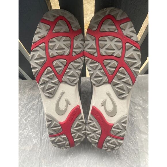 OluKai Women’s MIKI Trainer Slip On Sneaker Slipper Pale Grey/Poi Pink Sz 9 - Picture 4 of 4